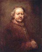 REMBRANDT Harmenszoon van Rijn, Self-Portrait at the Age of 63,1669
